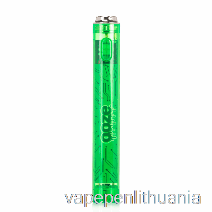 Ooze Slim 400mah Skaidrus 510 Vape Baterija Gleivių žalias Vape Skystis